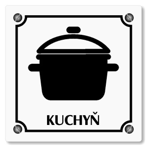 Kuchyň, 148x148mm, bílá, Kansas